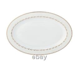 Stylish Elegant Bone China Dinnerware Set Service for 8 People Lia, 57 Piece