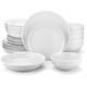 Stylish Porcelain Serving Plates and Bowls AMELIA