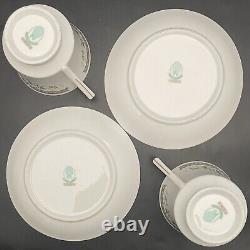 Swan China CX47 Floral Spray Dinnerware 13pc Place Setting for 2 Made in China