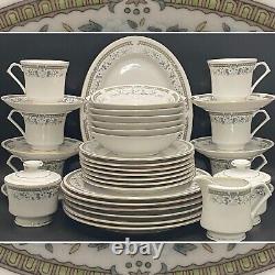 Swan China CX47 Floral Spray Dinnerware 36pc Place Setting for 6 Made in China