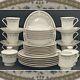 Swan China CX47 Floral Spray Dinnerware 36pc Place Setting for 6 Made in China