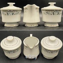 Swan China CX47 Floral Spray Dinnerware 36pc Place Setting for 6 Made in China