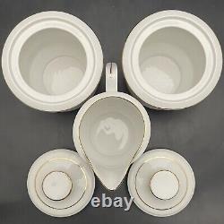 Swan China CX47 Floral Spray Dinnerware 36pc Place Setting for 6 Made in China