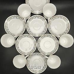 Swan China CX47 Floral Spray Dinnerware 36pc Place Setting for 6 Made in China