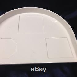 Swid Powell Tigerman Mccurry Teaside Tray For Tea Service Post Modern All White