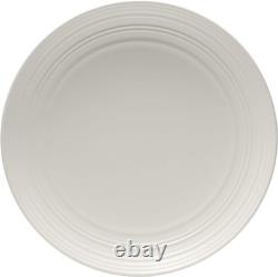 Swirl Coupe 16 Piece Dinnerware Set, Service for 4, White