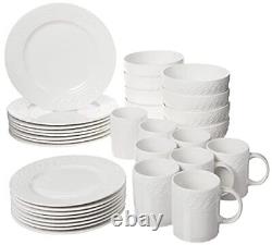 Sylvia Dinnerware Set 32 Piece White