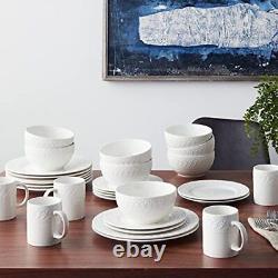 Sylvia Dinnerware Set 32 Piece White