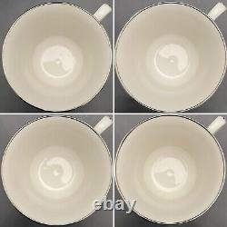 Syracuse China Yorktown Platinum Trim 16pc Dinnerware for 4 1966-70 Made in USA