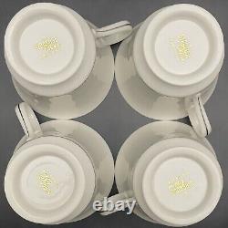 Syracuse China Yorktown Platinum Trim 16pc Dinnerware for 4 1966-70 Made in USA