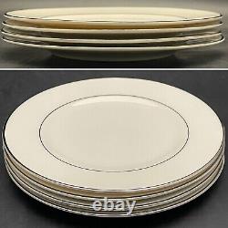 Syracuse China Yorktown Platinum Trim 16pc Dinnerware for 4 1966-70 Made in USA