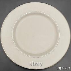 Syracuse China Yorktown Platinum Trim 16pc Dinnerware for 4 1966-70 Made in USA