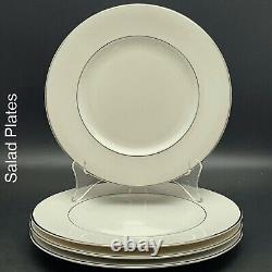 Syracuse China Yorktown Platinum Trim 16pc Dinnerware for 4 1966-70 Made in USA