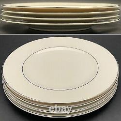 Syracuse China Yorktown Platinum Trim 16pc Dinnerware for 4 1966-70 Made in USA