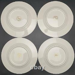 Syracuse China Yorktown Platinum Trim 16pc Dinnerware for 4 1966-70 Made in USA