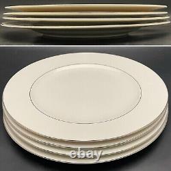 Syracuse China Yorktown Platinum Trim 16pc Dinnerware for 4 1966-70 Made in USA