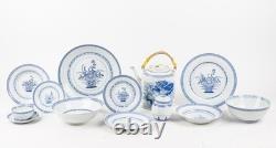 TIENSHAN RICE FLOWER 61-Piece Porcelain Dinner Set