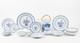 TIENSHAN RICE FLOWER 61-Piece Porcelain Dinner Set