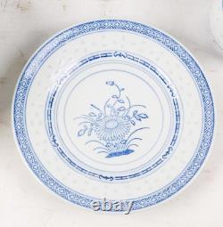 TIENSHAN RICE FLOWER 61-Piece Porcelain Dinner Set