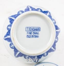 TIENSHAN RICE FLOWER 61-Piece Porcelain Dinner Set
