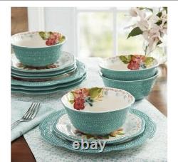 The Pioneer Woman Wildflower Whimsy Dinnerware Set, 12-Piece Set