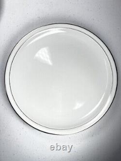 Thomas Rosenthal Germany Dinner Plate SET 4 White THO615 Circles Concentric 10