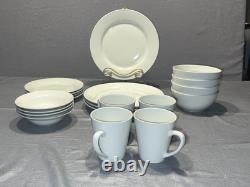 Thomson Pottery Branco White 20pc 5 Pc/4 Per Place Setting Pristine Never Used