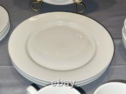 Thomson Pottery Branco White 20pc 5 Pc/4 Per Place Setting Pristine Never Used