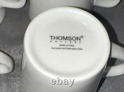Thomson Pottery Branco White 20pc 5 Pc/4 Per Place Setting Pristine Never Used