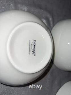 Thomson Pottery Branco White 20pc 5 Pc/4 Per Place Setting Pristine Never Used