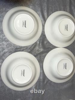 Thomson Pottery Branco White 20pc 5 Pc/4 Per Place Setting Pristine Never Used