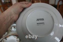 Tienshan Magnolia Dinnerware Set 5 Piece Place Setting For 12 & Serving Platter