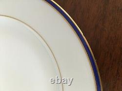 Tiffany & Co. Dinnerware, China Limoges, France TIC16 Blue & Gold Rim