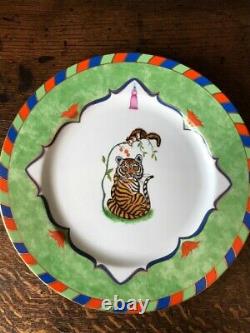 Tiger Raj China by Lynn Chase Service Plates (Chargers)