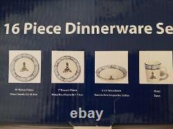 Today's Home 16 Pc Lighthouse Dinnerware Dish Set matches totally today NIOB