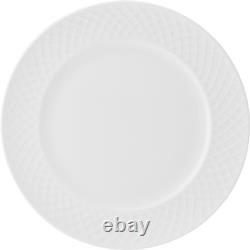 Trellis Bone China Lightweight Chip Resistant 40 Piece Dinnerware Set, Service f
