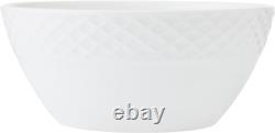 Trellis Bone China Lightweight Chip Resistant 40 Piece Dinnerware Set, Service f