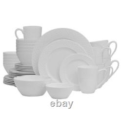 Trellis White 37 Piece