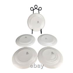 Triumph Limoges Rosalie Stamped 22k Gold Trim Plates Set, 48 Pieces, Fine China