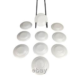 Triumph Limoges Rosalie Stamped 22k Gold Trim Plates Set, 48 Pieces, Fine China