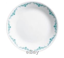 Turquoise Blue Dinnerware Set for 8 Service 32 Piece Dining Plates Bowls Cup Mug