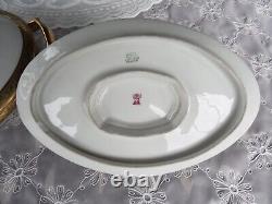 Two Limoges Dinnerware Set With Similar Golden Encrusted Trim 47 Pc