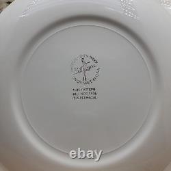 Universal Ballerina Moss Pink Rose Dinnerware Set of 43 Pieces (some crazing)