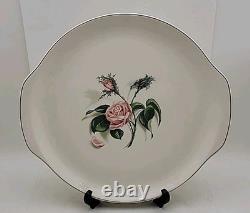 Universal Ballerina Moss Pink Rose Dinnerware Set of 43 Pieces (some crazing)
