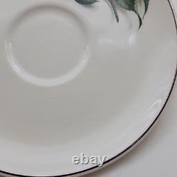 Universal Ballerina Moss Pink Rose Dinnerware Set of 43 Pieces (some crazing)