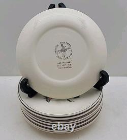 Universal Ballerina Moss Pink Rose Dinnerware Set of 43 Pieces (some crazing)