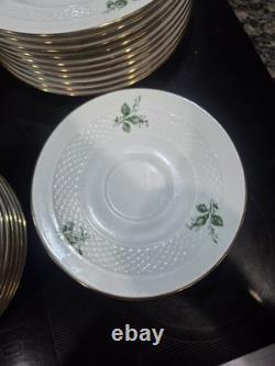 VINTAGE Hutschenreuther GERMAN PORCELAIN Dinnerware Set 42 Pieces