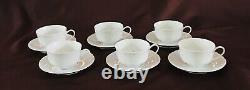 VINTAGE Hutschenreuther Germany 1814 Dinnerware RACINE WHITE (1900-1986) 26-PC