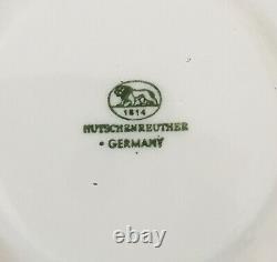 VINTAGE Hutschenreuther Germany 1814 Dinnerware RACINE WHITE (1900-1986) 26-PC