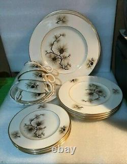 VINTAGE LENOX PINE DINNERWARE SET 20 pieces(4 place settings) MINT #2